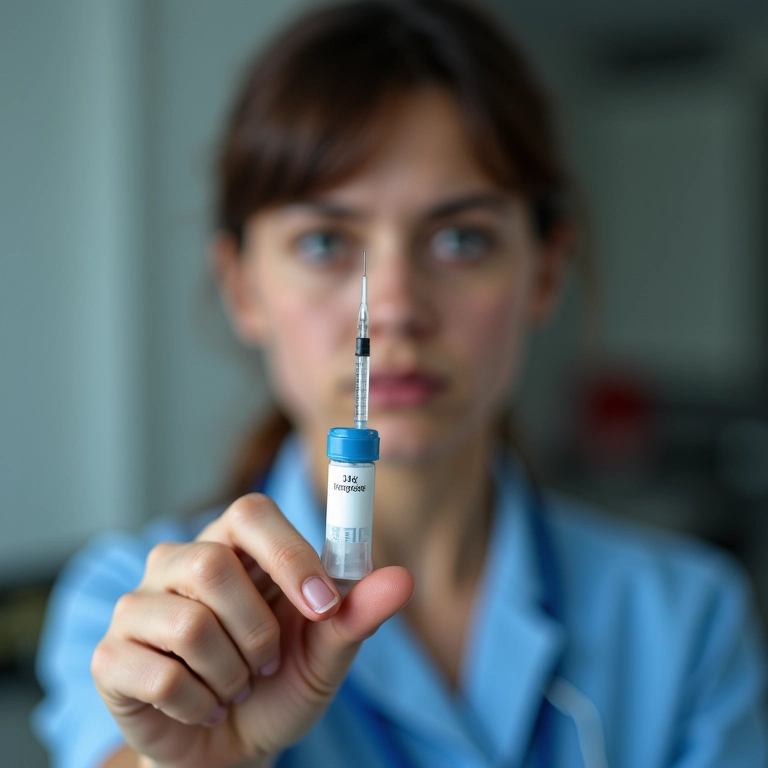 Teste de gravidez caseiro com agulha.