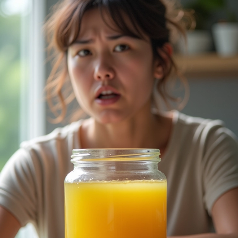 Teste de gravidez com urina fervida.