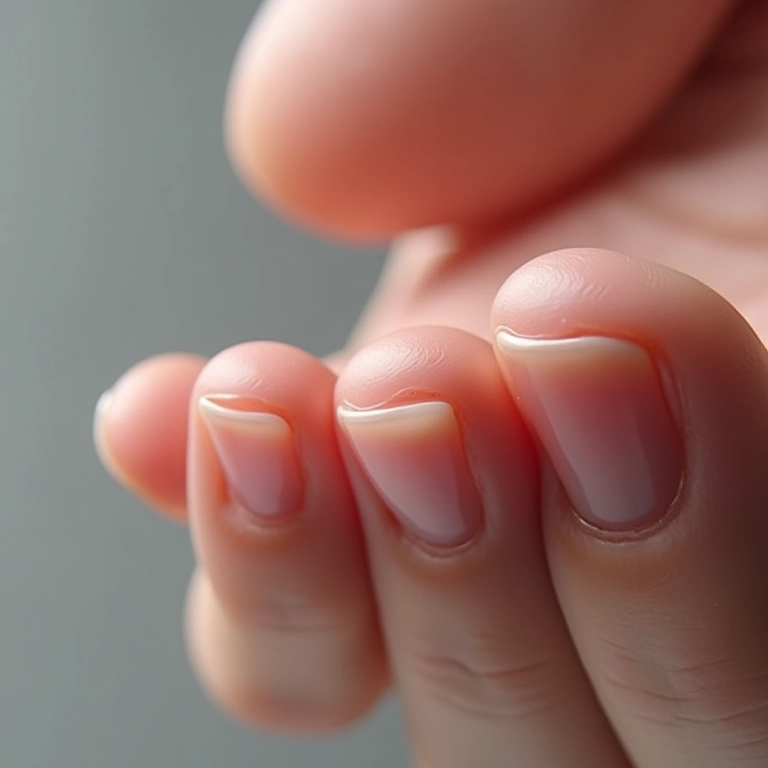 Timelapse do crescimento de unhas com base fortalecedora.