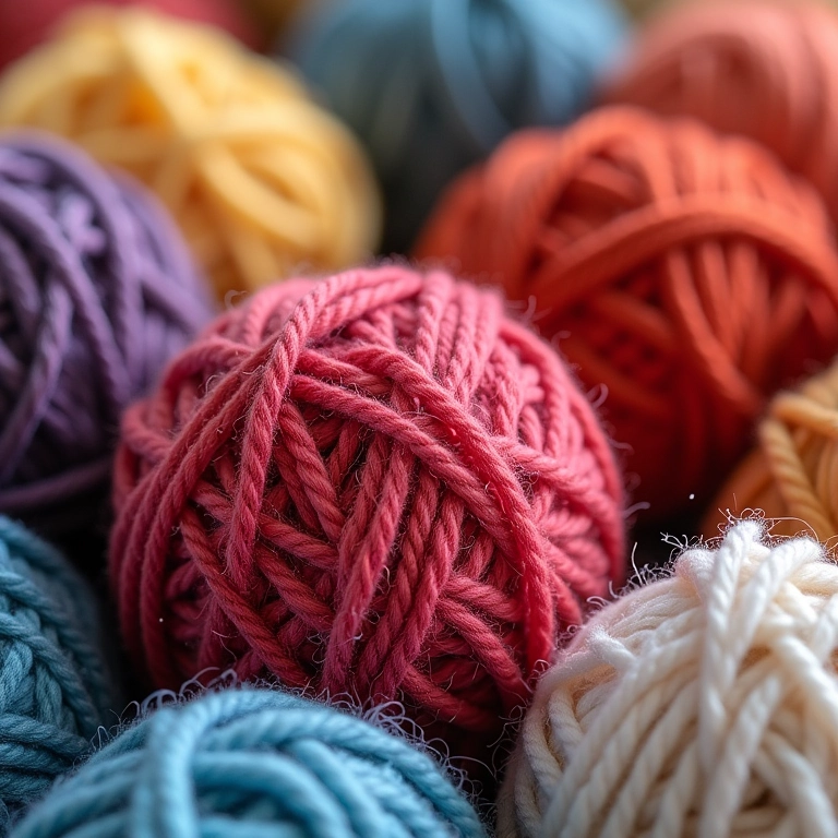 Tipos de fios para começar no crochê.