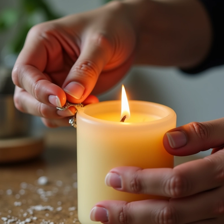 Tutorial passo a passo de como fazer velas artesanais, com instruções claras e fáceis de seguir.