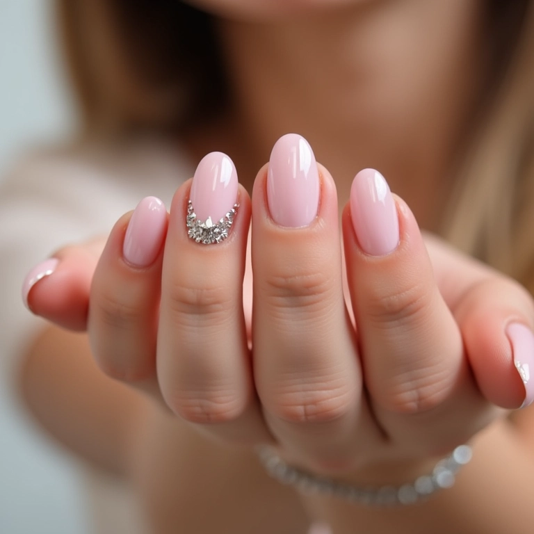 Unhas bailarina: formato da moda 2025.