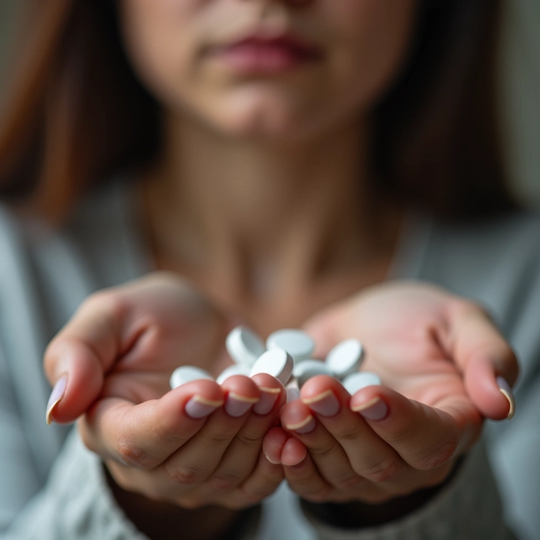 Unhas fracas e suplementos vitamínicos.