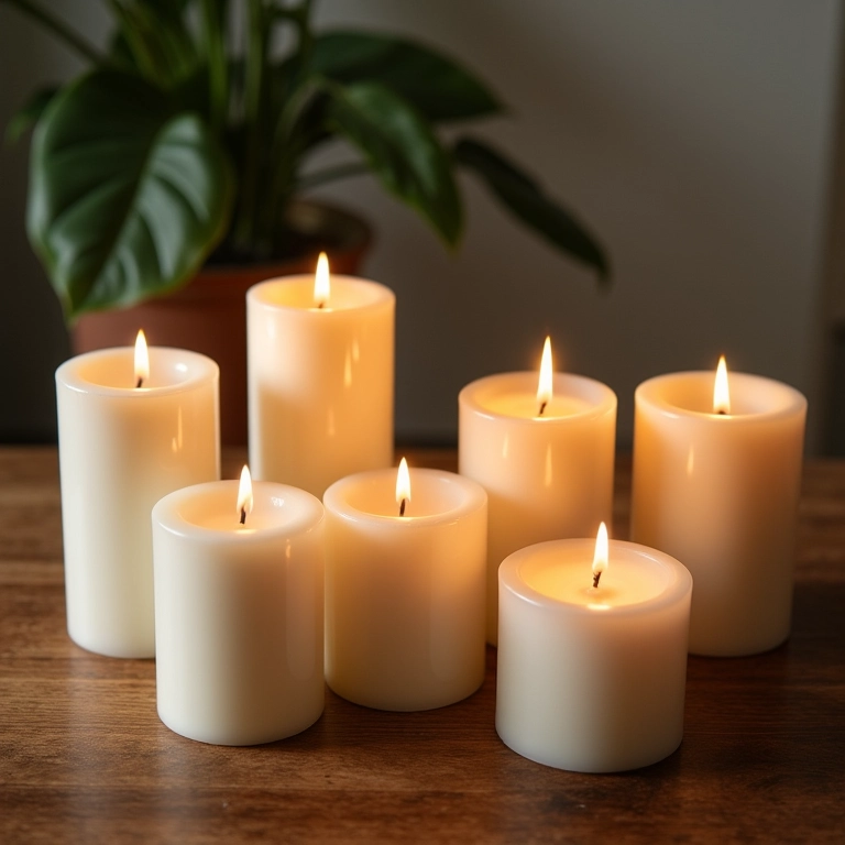 Variedade de pavios para velas artesanais.