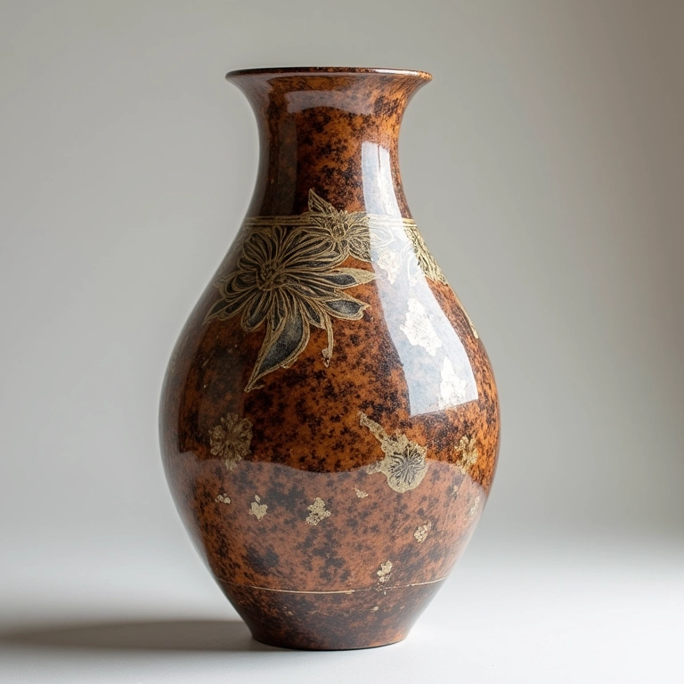 Vaso de cerâmica artesanal com design exclusivo para presentear.