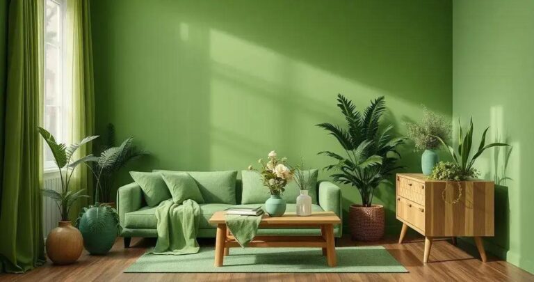 Elegância Natural: Ideias de Decoração com a Cor Verde Musgo