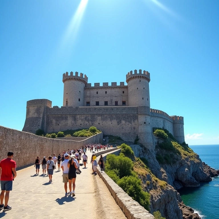 Vista do Forte dos Reis Magos em Natal, RN.