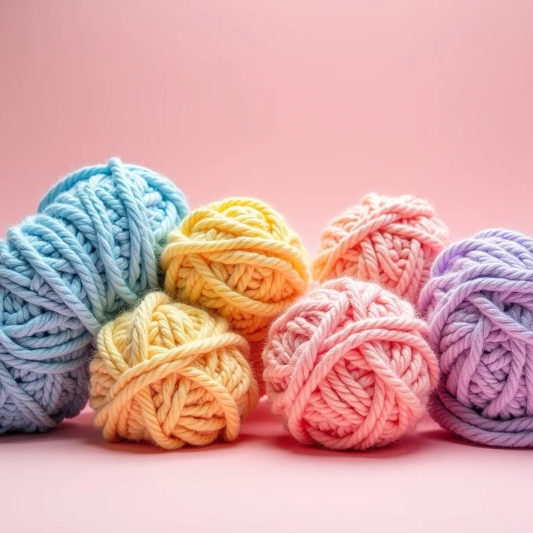 A paleta de cores do crochê moderno: vibrante e pastel