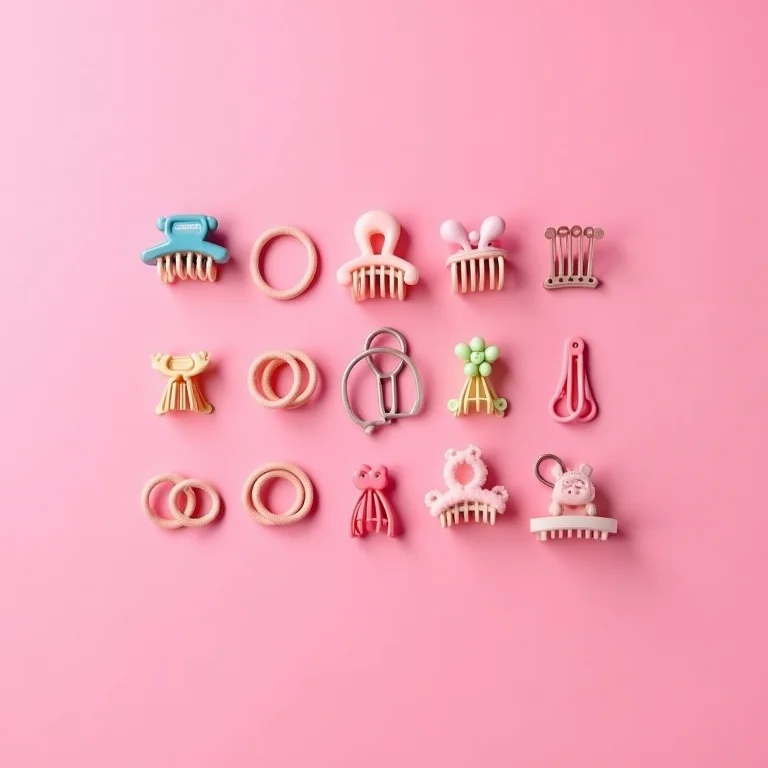 Acessórios de cabelo para viagem