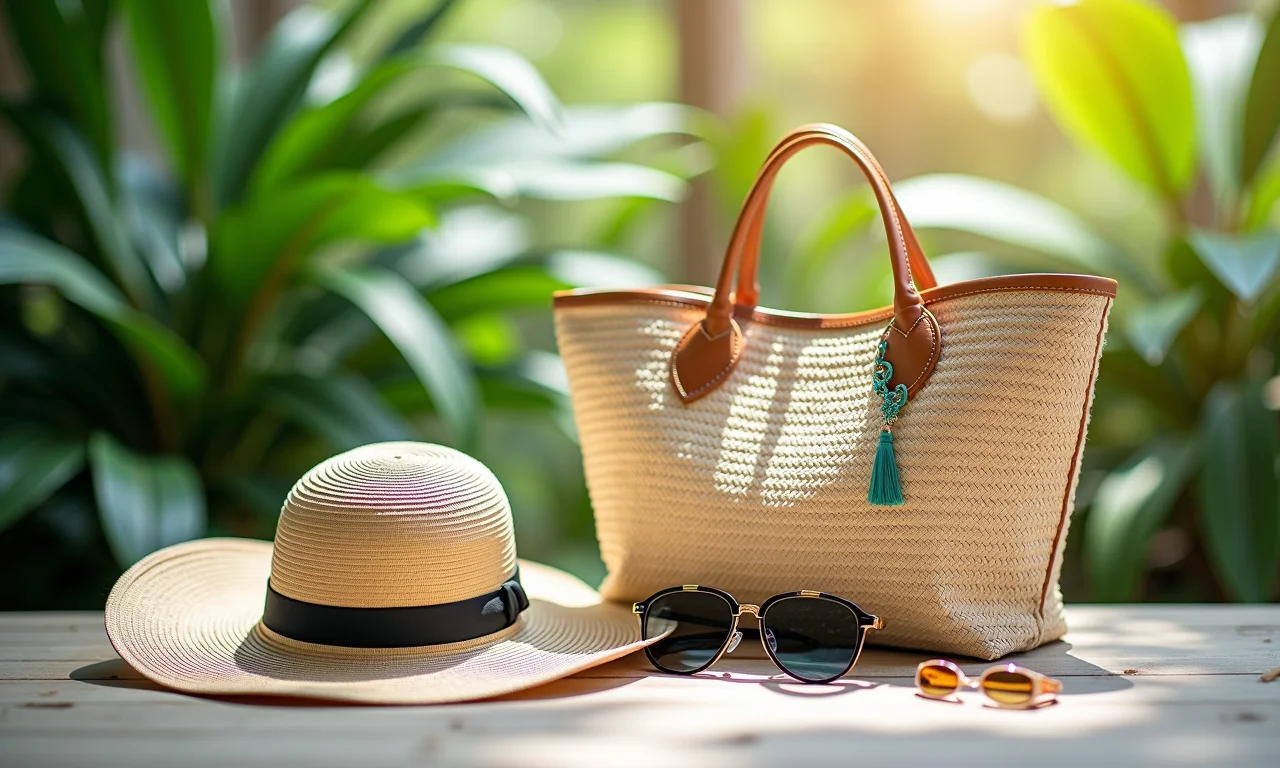 Acessórios para complementar o look de verão.