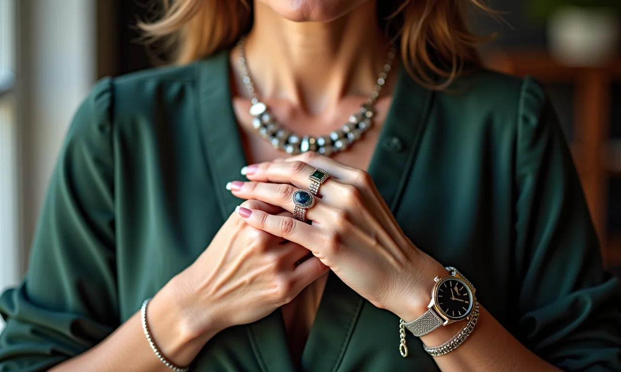 Acessórios que valorizam o visual da mulher 50+.