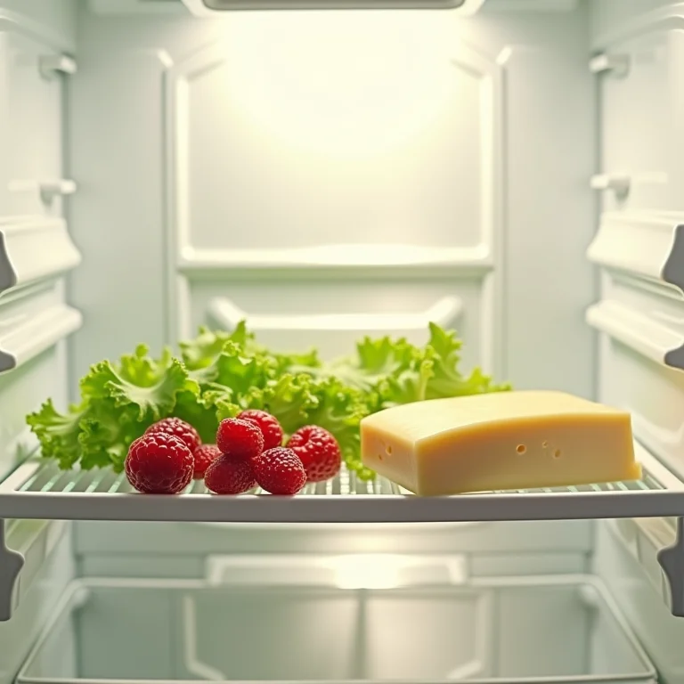 Alimentos armazenados incorretamente na geladeira