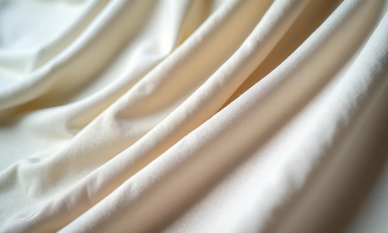 Amostras de tecidos que não amassam: linho, jérsei, malha e tencel.