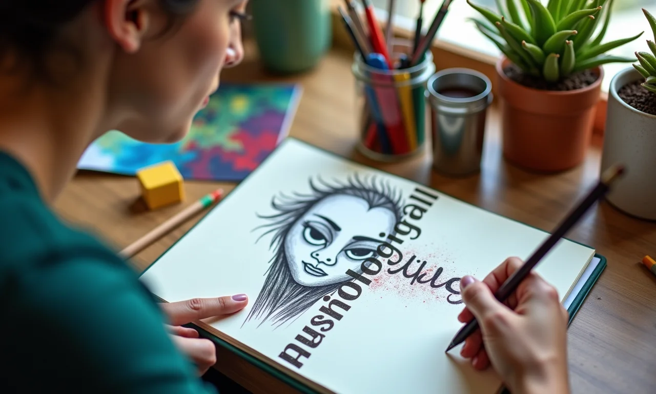 Artesã planejando estratégias psicológicas para vendas.