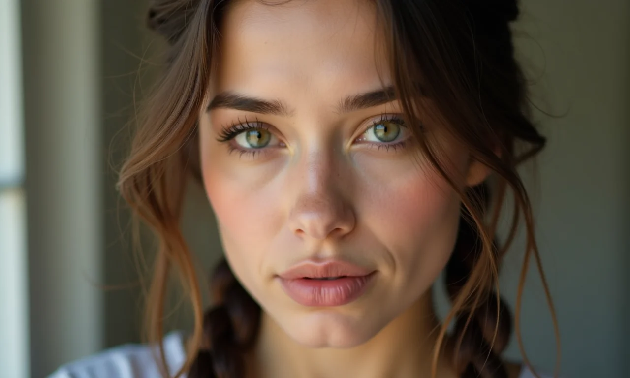 Baby Braids: tranças delicadas emoldurando o rosto, estilo anos 90.