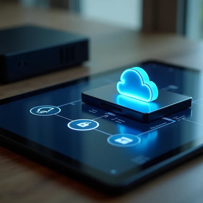 Backup de fotos digitais em HD externo e nuvem.