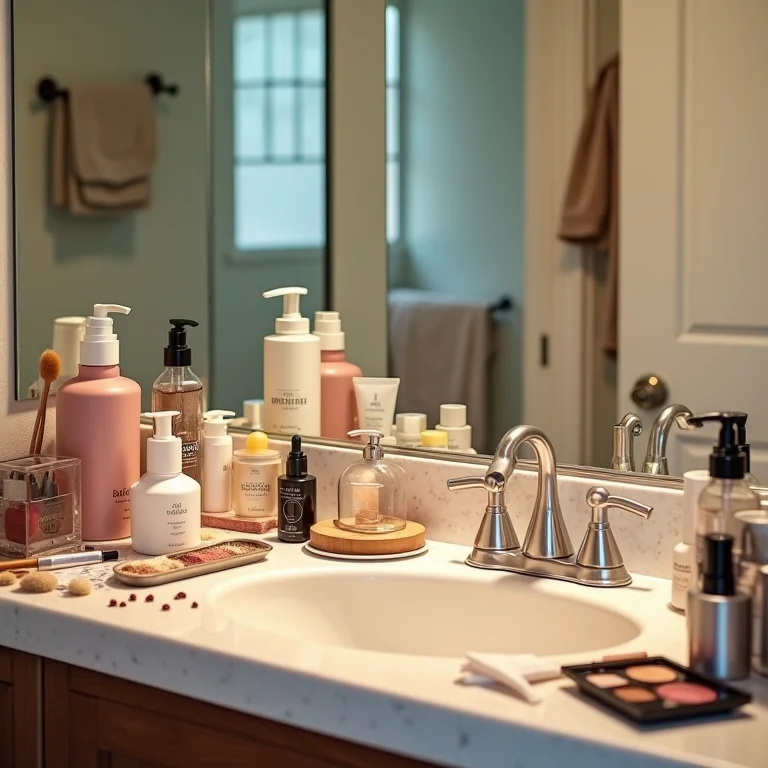 Banheiro desorganizado