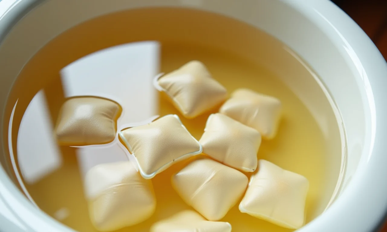 Banhos de camomila para bebê.