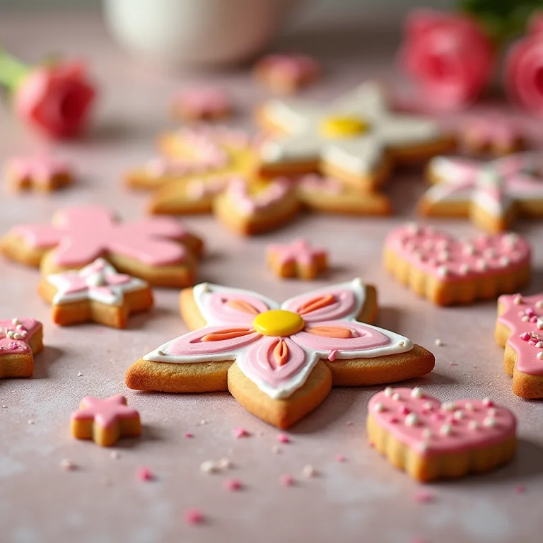 Biscoitos decorados por crianças