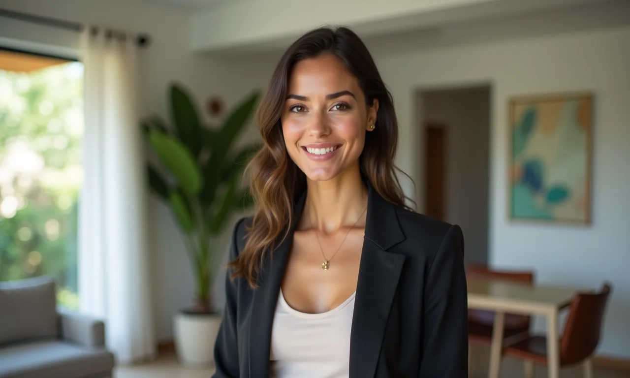 Blazer estruturado define a silhueta e adiciona elegância ao look.