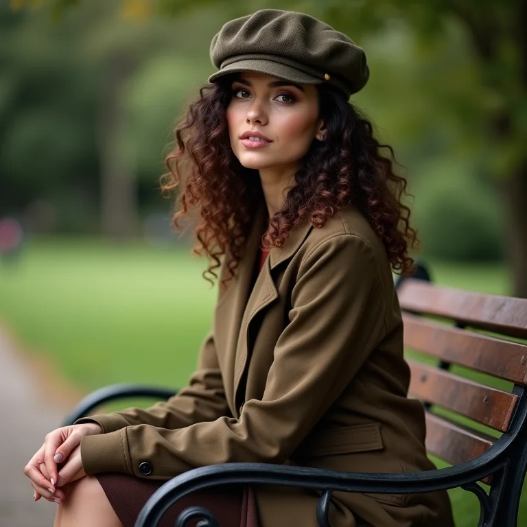 Boina com saia: look feminino