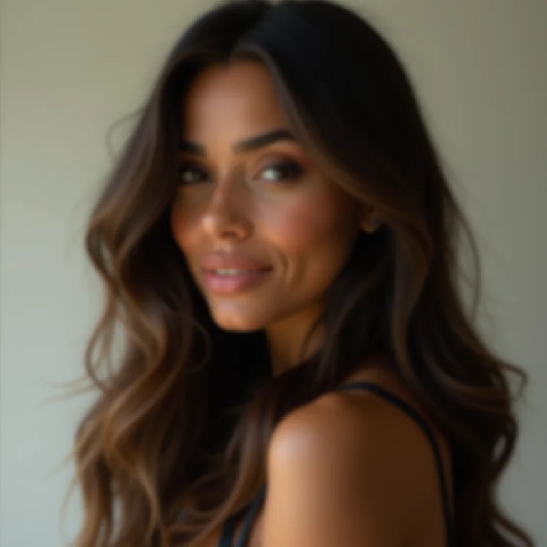 Cabelo com brilho intenso após vinagre de maçã