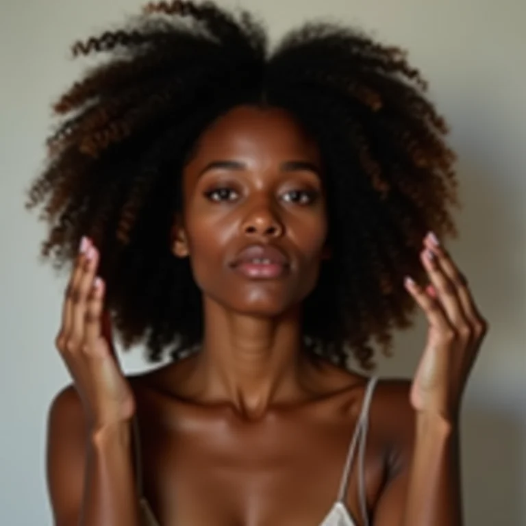 Cabelo sem frizz com vinagre de maçã