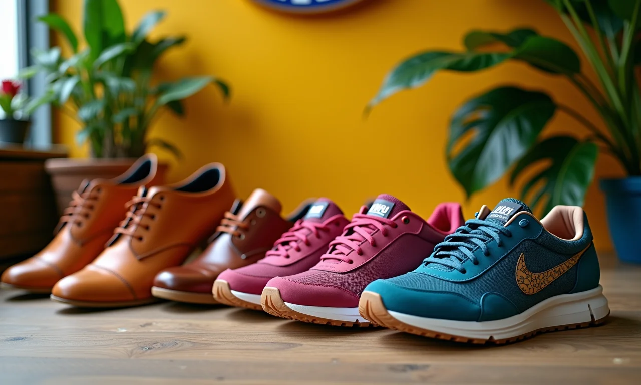 Calçados: do salto ao tênis no look esporte fino.