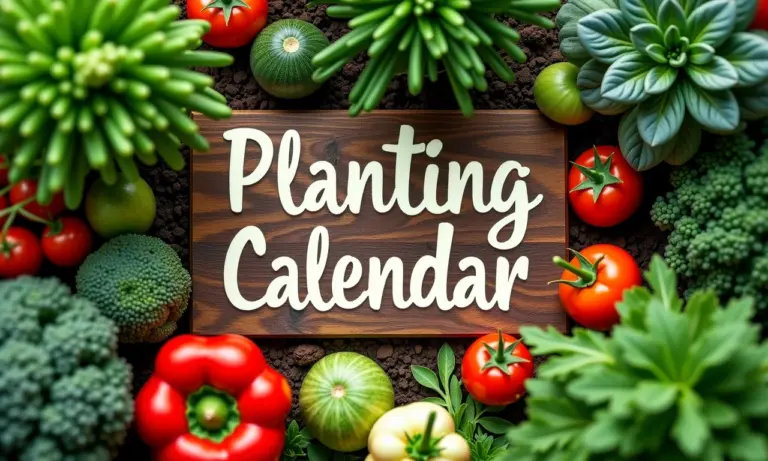 Calendário de plantio em horta caseira e diversificada.