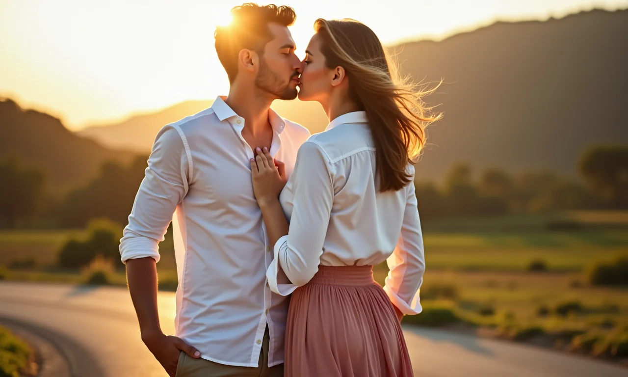 Camisa branca e saia midi para um visual romântico e feminino.