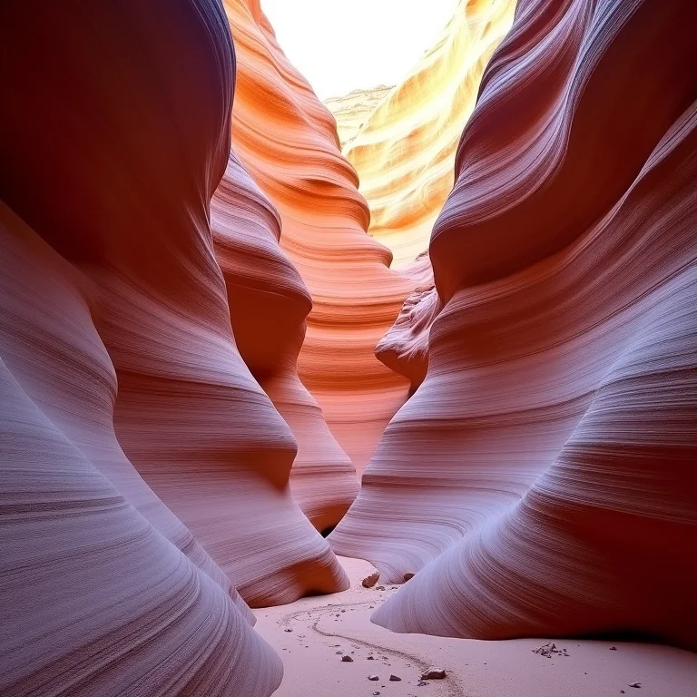 Cânion Colorido no Deserto do Sinai