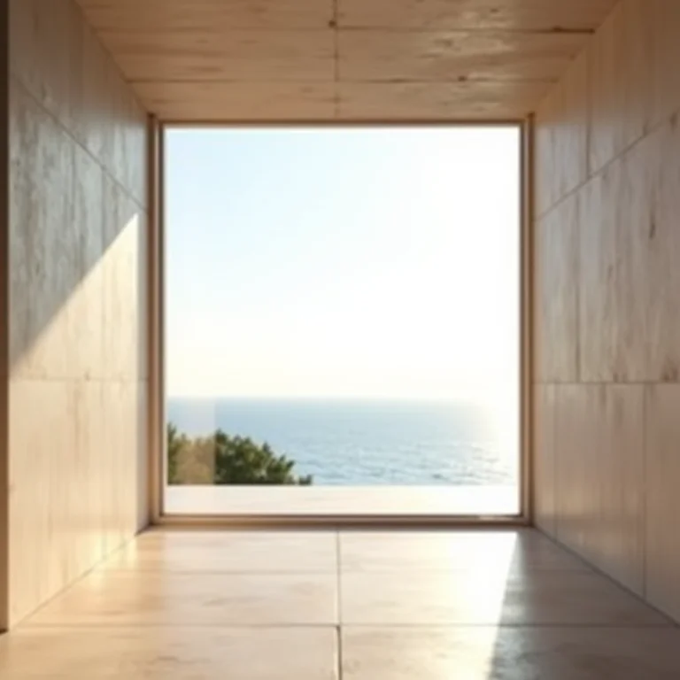Casa moderna com vista para o mar no Rio de Janeiro.