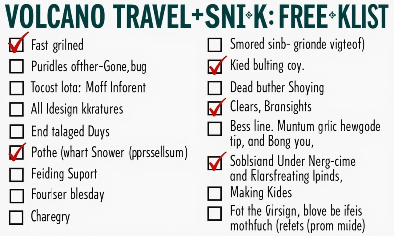 Checklist: o que levar para uma aventura vulcânica.