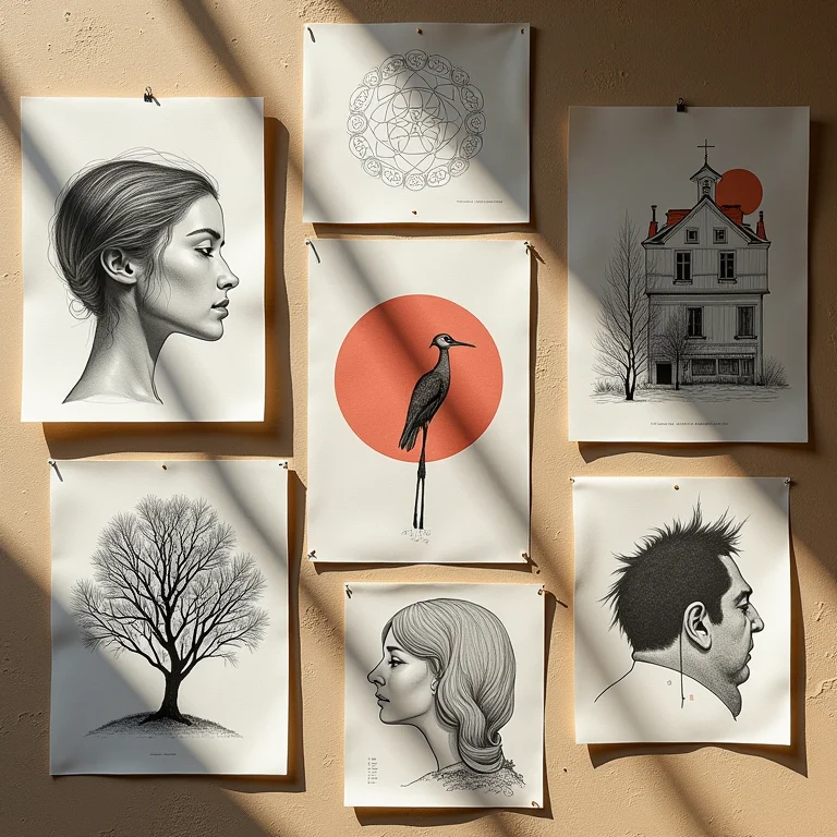 Coleção de estampas e padrões diversos