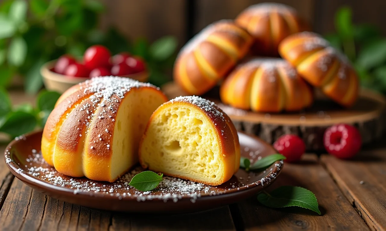 Comidas típicas decoradas para uma festa junina.