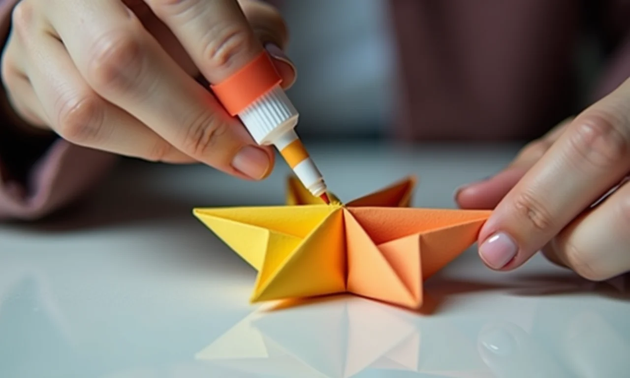 Como evitar que as estrelas de origami se desfaçam?