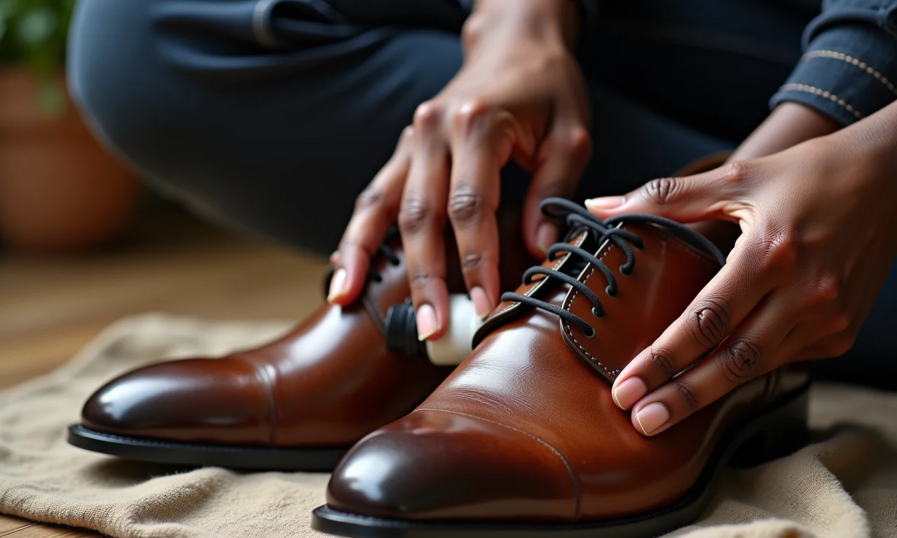 Como guardar sapatos de couro para não danificar: condicionador e cuidado.