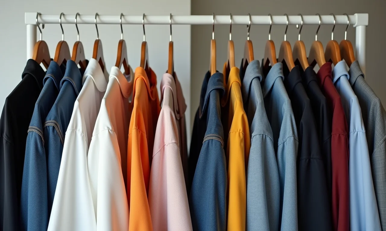 Comparativo do guarda-roupa antes e depois da consultoria online.