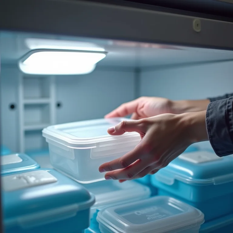 Congelamento seguro de marmitas para a semana