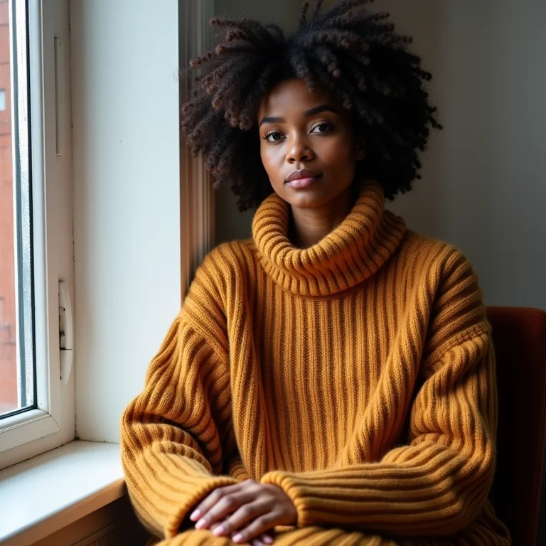 Conjunto de tricô para um look confortável e estiloso no inverno