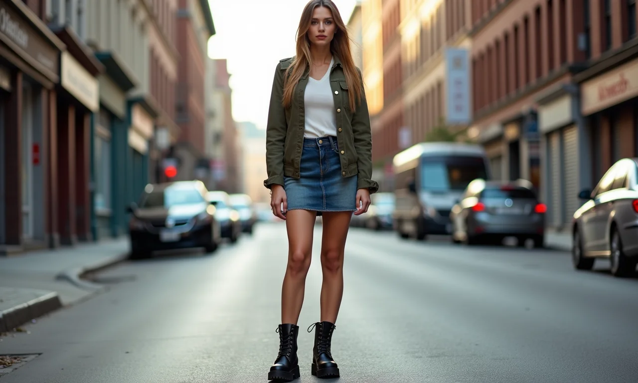 Coturno com saia: estilo e versatilidade para todas as ocasiões.