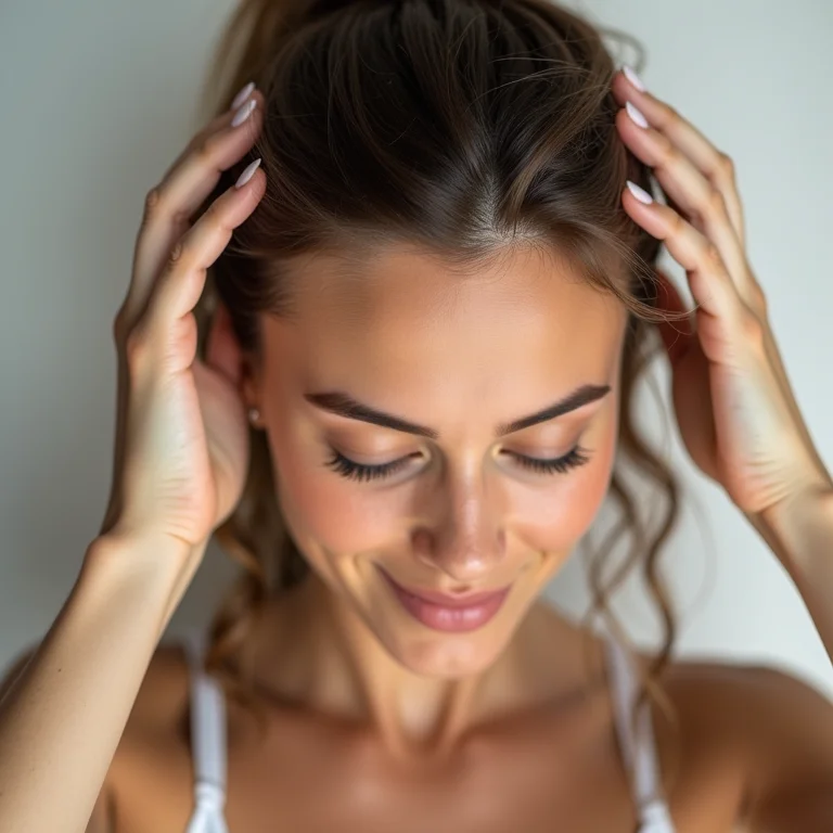 Couro cabeludo saudável e sem caspa com vinagre