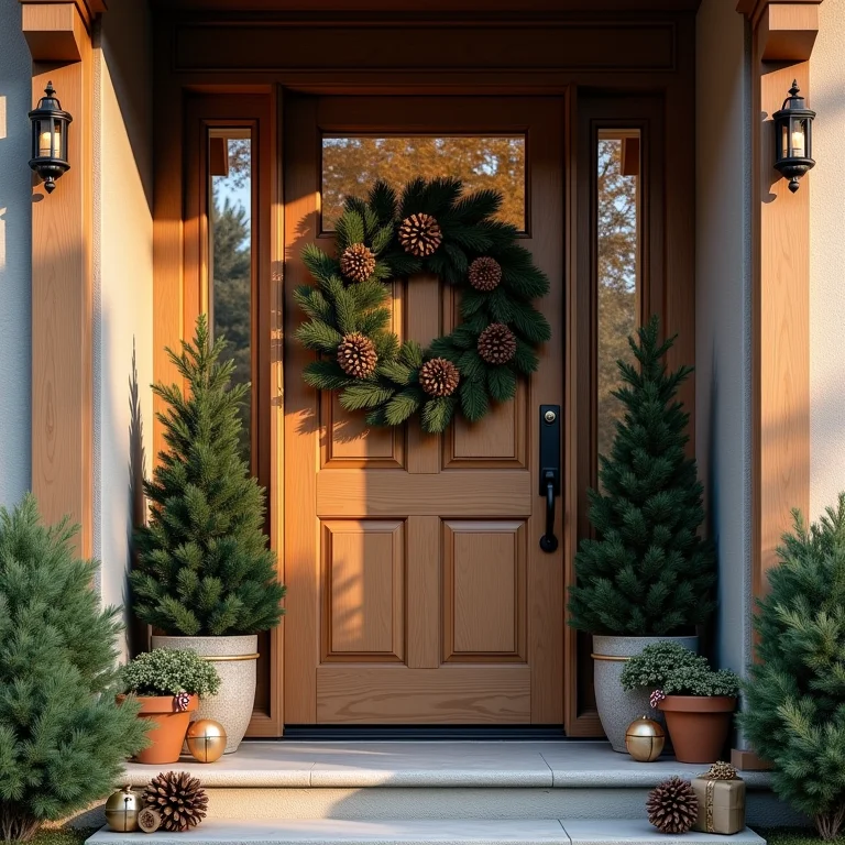 Decoração de Natal durável e feita com materiais naturais