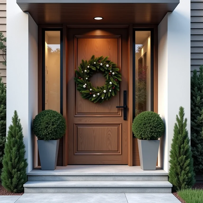 Decoração de Natal que harmoniza com o estilo da casa