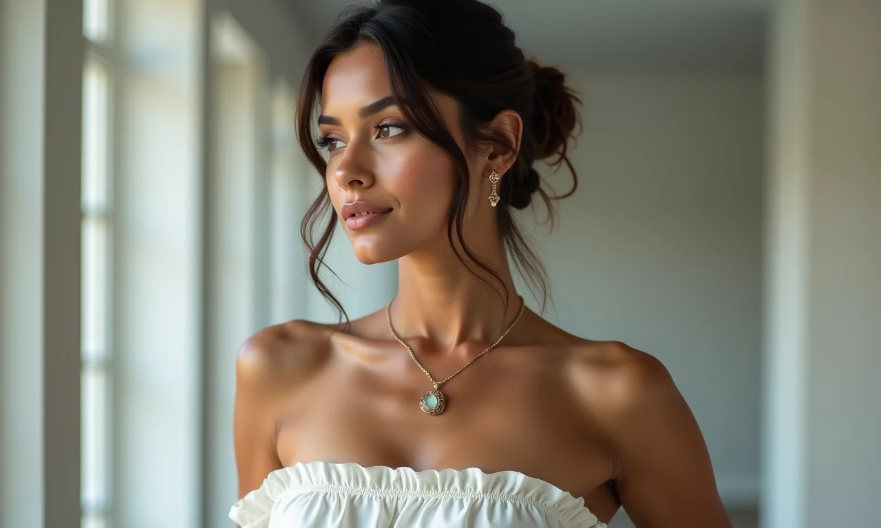 Decote canoa: delicadeza e discrição para um visual elegante.