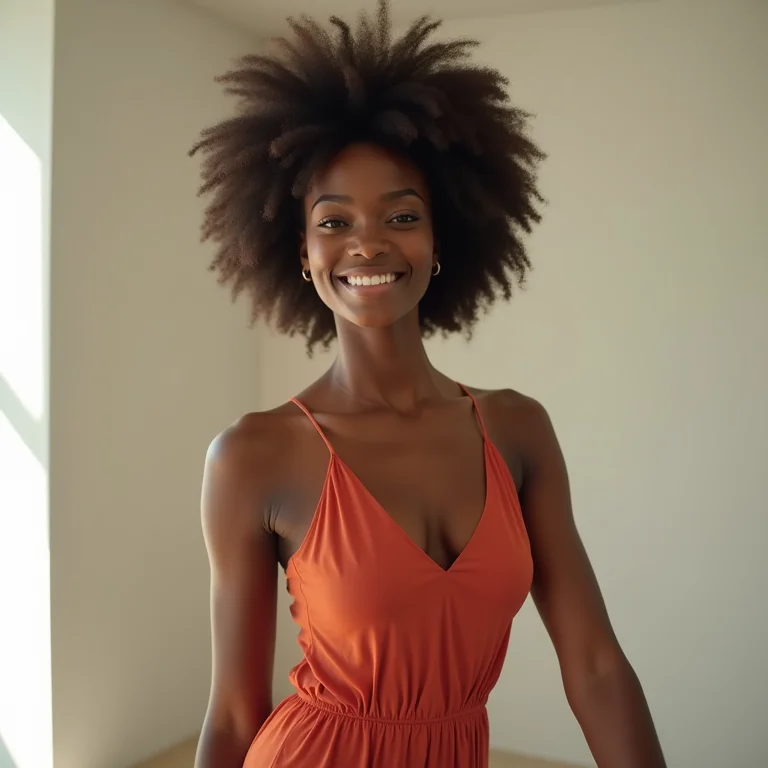 Decote em V alongando o pescoço