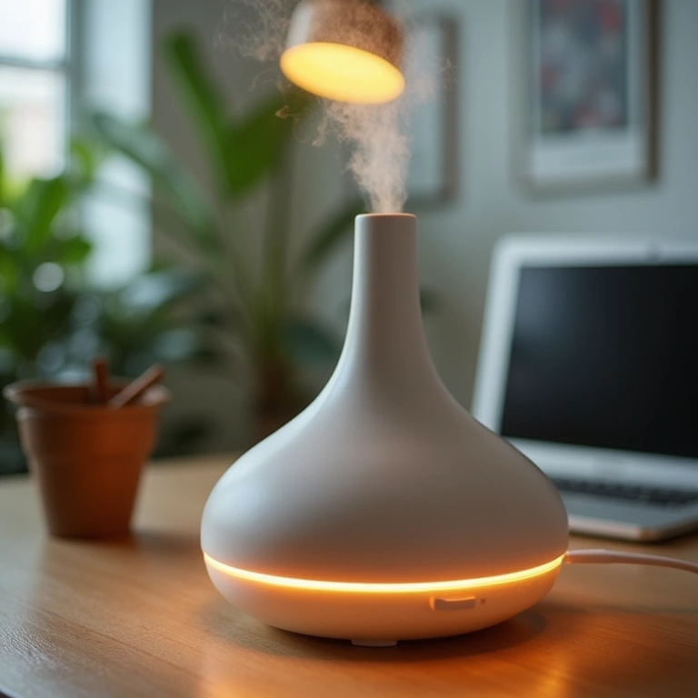 Aromaterapia no trabalho para foco e concentração.