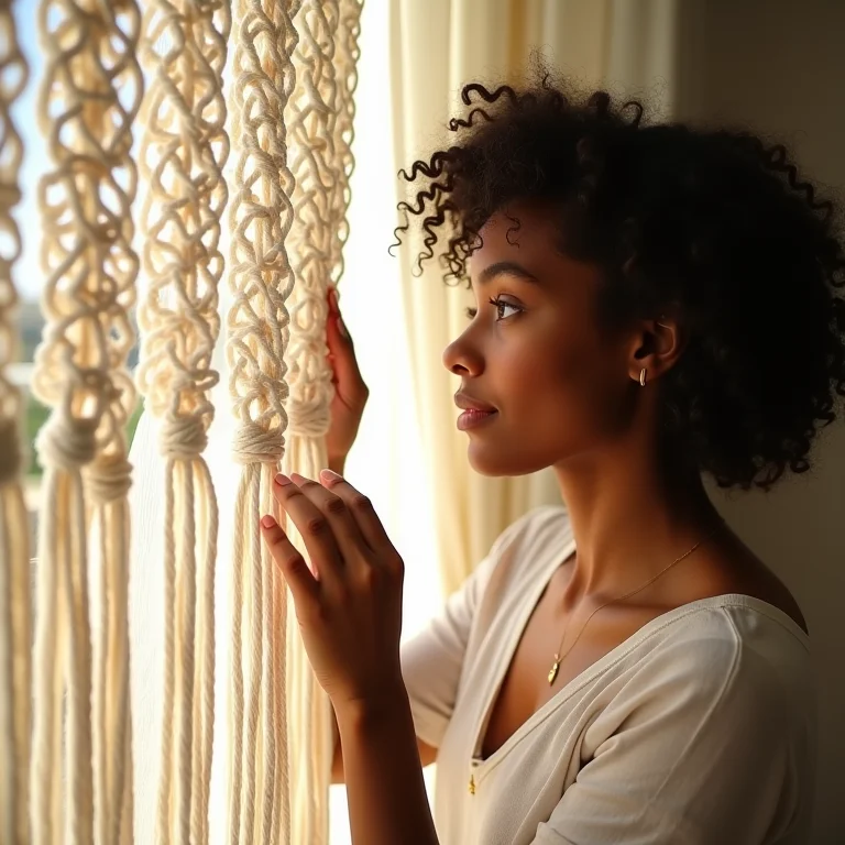 Dicas da especialista sobre cortinas de macramê