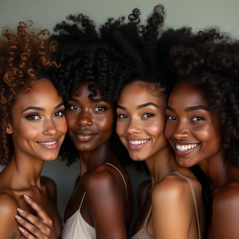 Diferentes tipos de cabelo