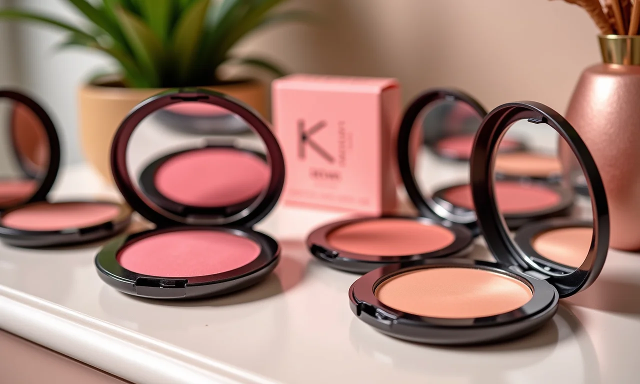 Embalagens de blushes elegantes e com bom custo-benefício.